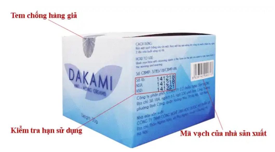Kem chống lão hóa - trắng da DAKIMI