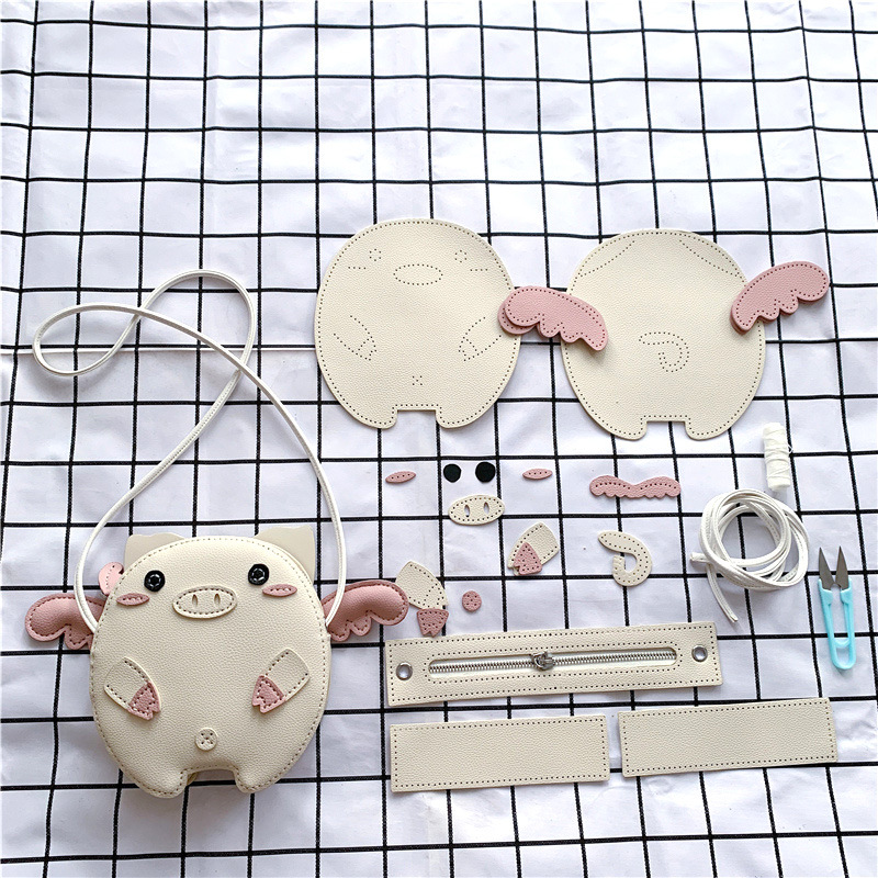 Túi handmade tự đan, Túi tự làm DA01 da PU Zone Store47