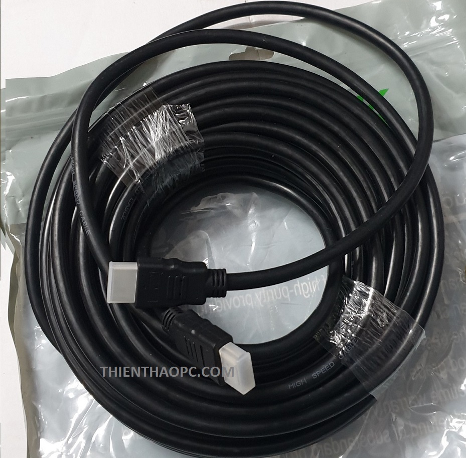 Dây Cáp tín hiệu HDMI 15M loại tròn Full HD (Màu đen)