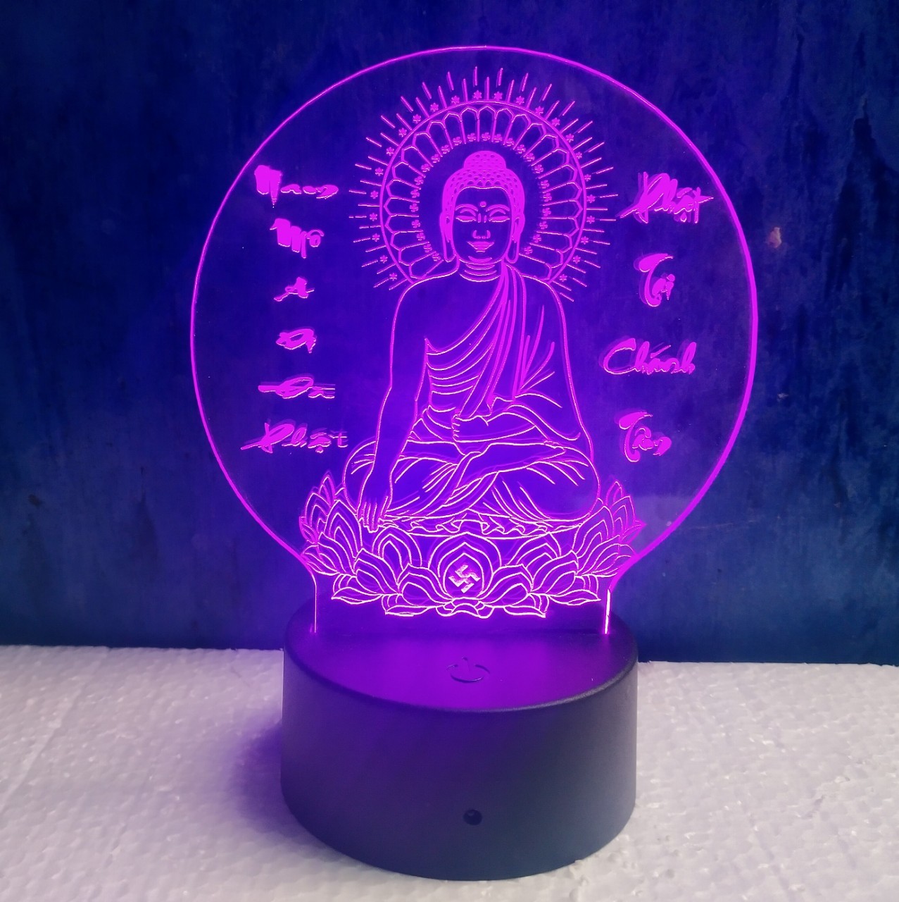 Đèn ngủ 3D phật, đèn thờ , quà tặng trang trí .