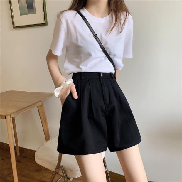 Quần sooc kaki nhật cúc khoá ( Giá sỉ + ảnh thật )