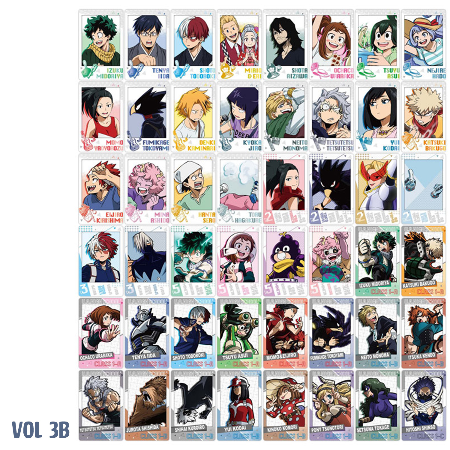[Có sẵn] Pack thẻ nhân phẩm My Hero Academia snapmide chính hãng - card MHA