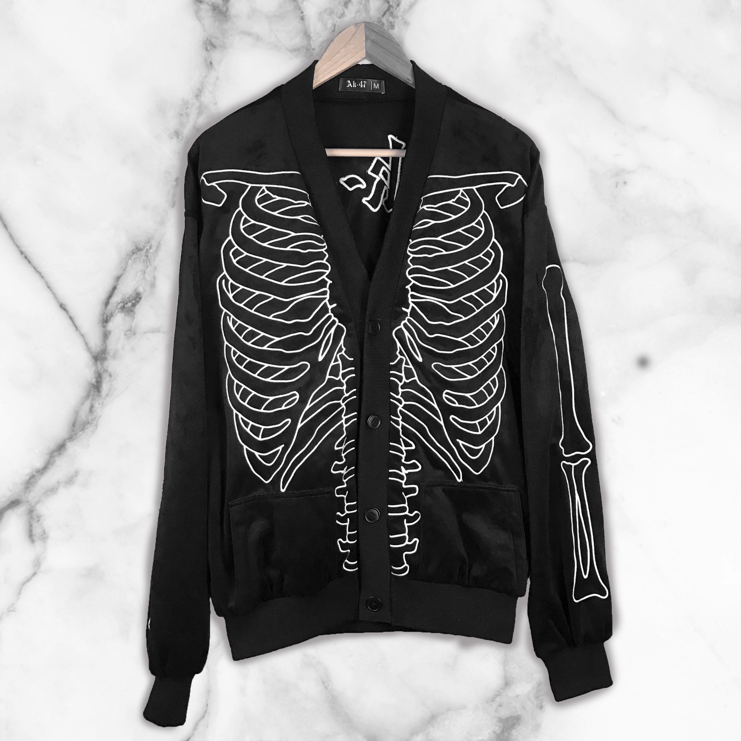 Áo khoác Torso Cardigan đen