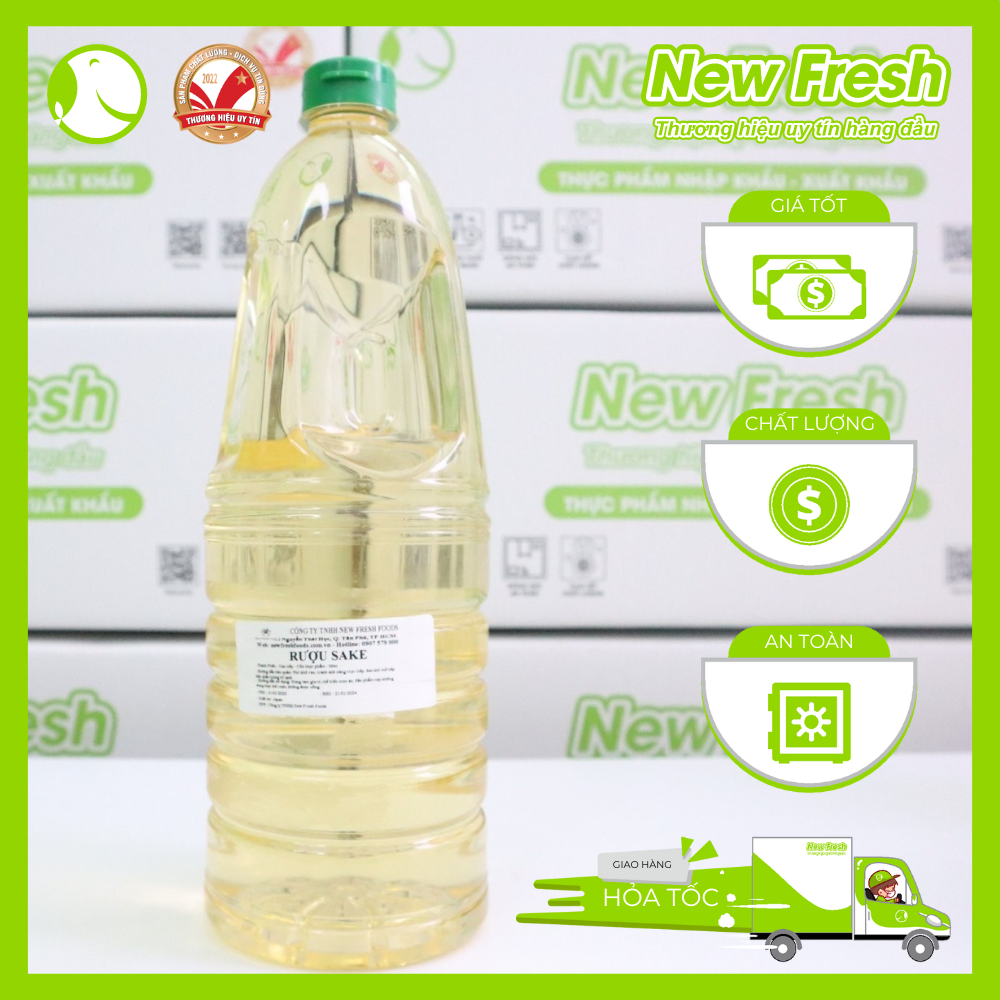 Rượu Sake Nấu Ăn Nhật Bản - Chai 1.8L