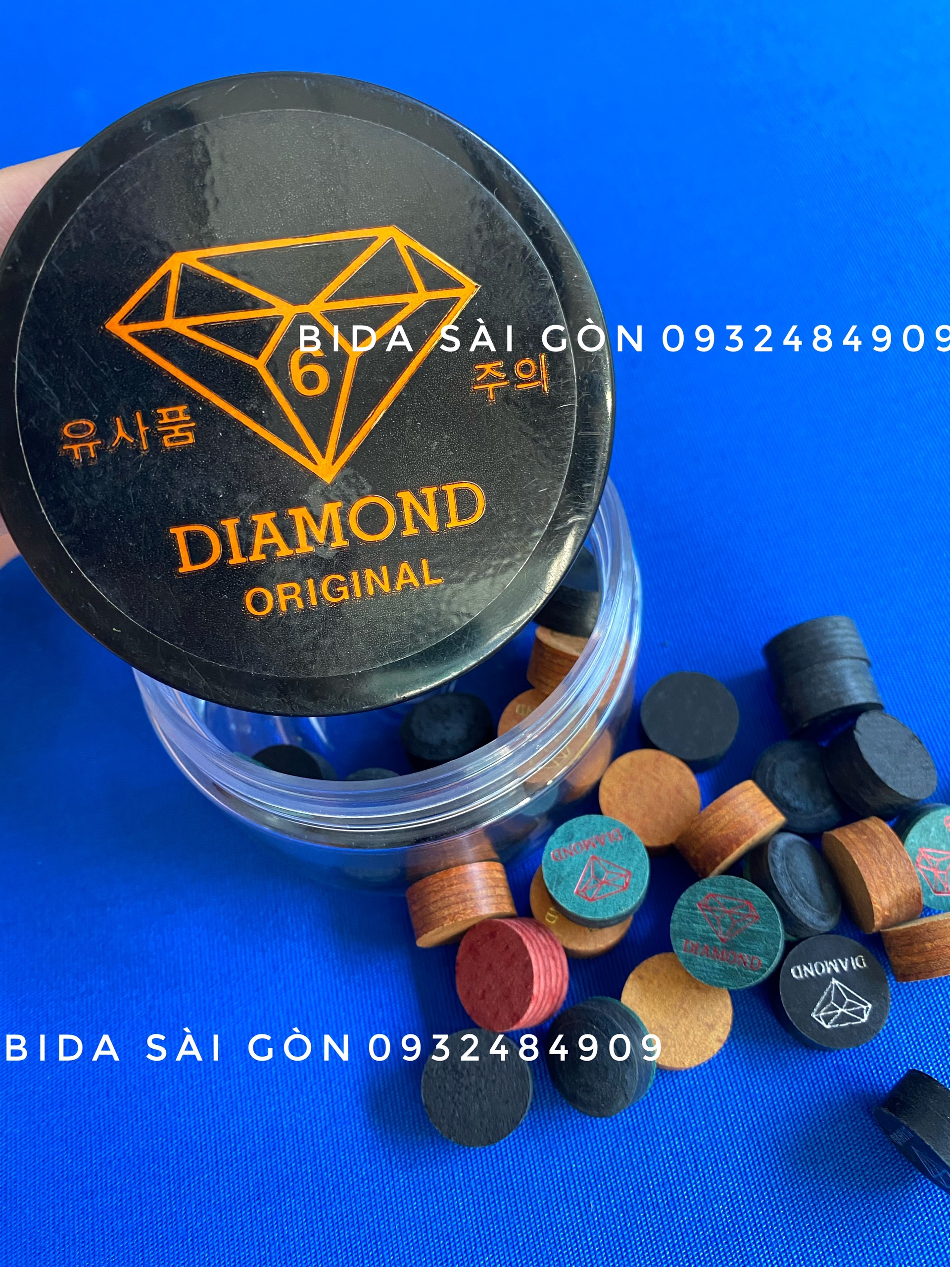 Đầu cơ bida Diamond Hàn Quốc 14mm