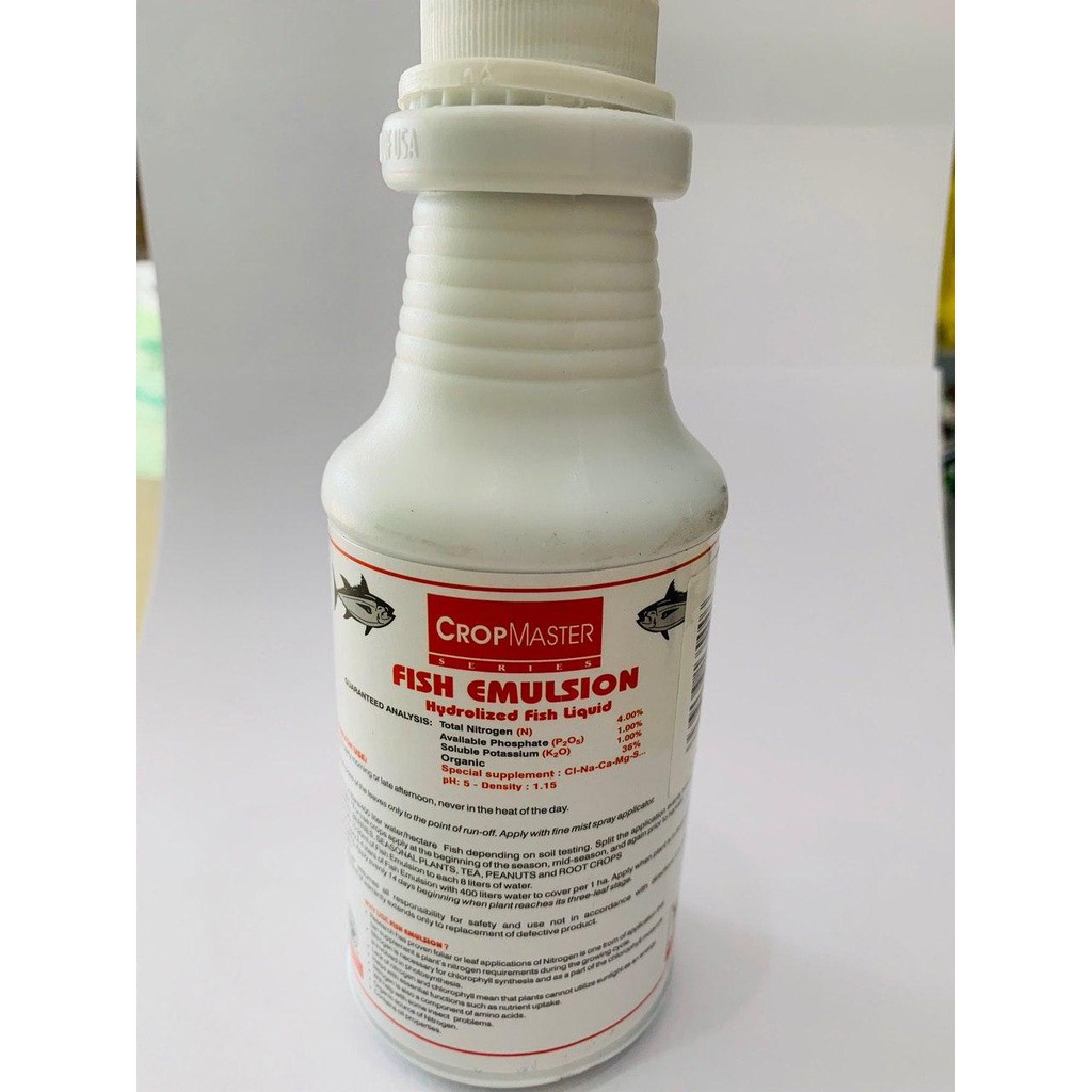 Phân cá hữu cơ đậm đặc Fish Emulsion nhập khẩu từ Mỹ - 250ml