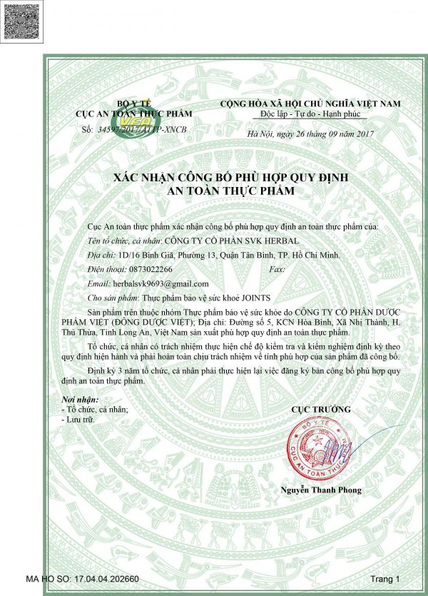 [HCM]Joints/ Viên Dưỡng Xương Khớp
