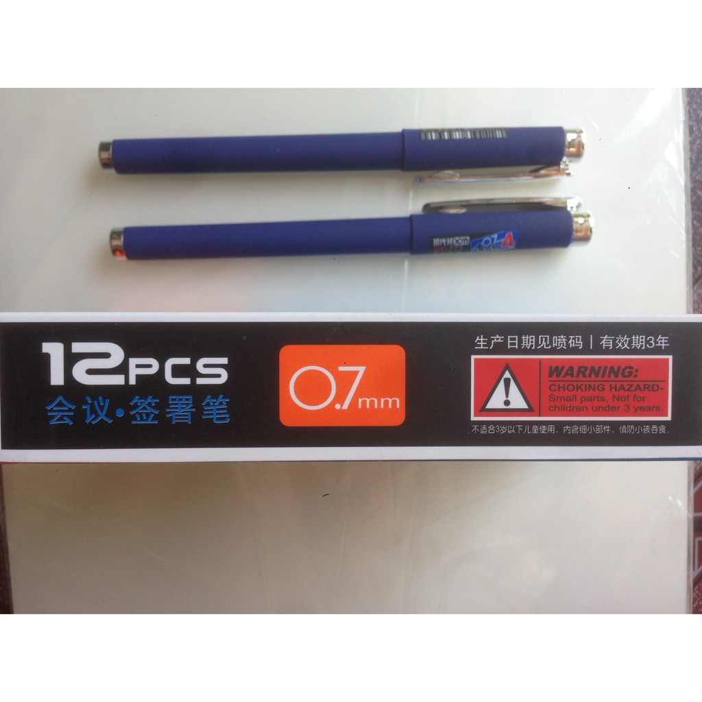 Combo 5 Bút Ký Gp777 Mực Xanh Ngòi 0.7Mm