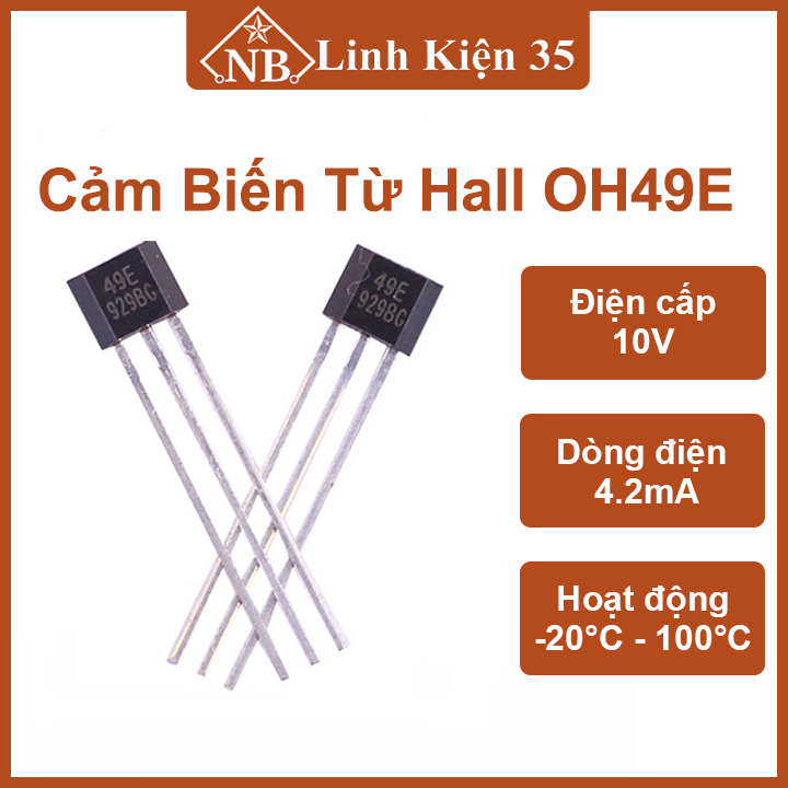 Cảm biến từ Hall OH49E đa dụng, tiện ích