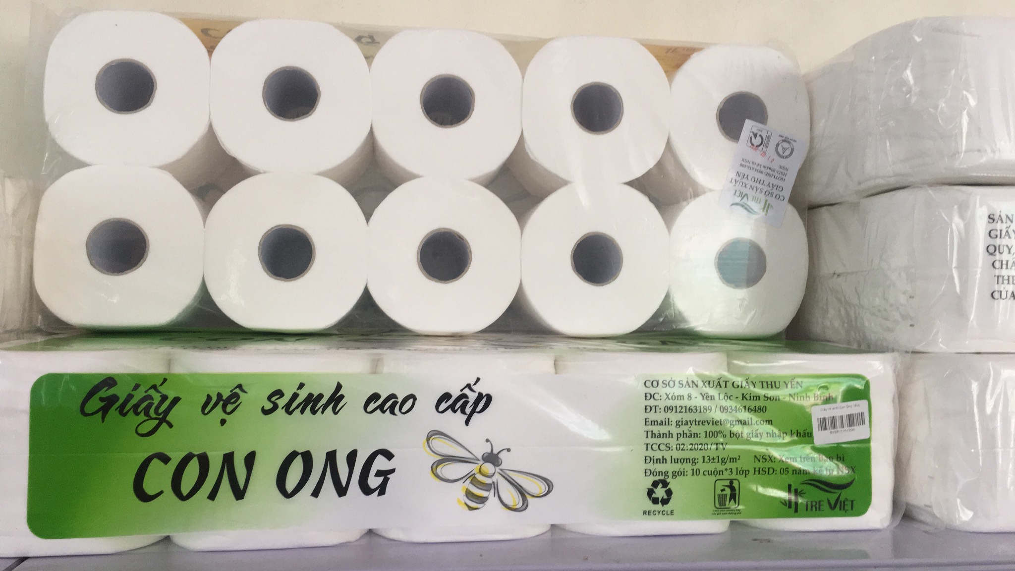 Giấy Vệ Sinh Con Ong - cao cấp