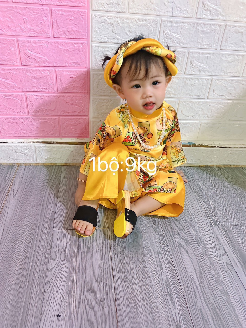 8/30KG SÉT ÁO DÀI CÁCH TÂN BÉ GÁI LỤA ĐẸP