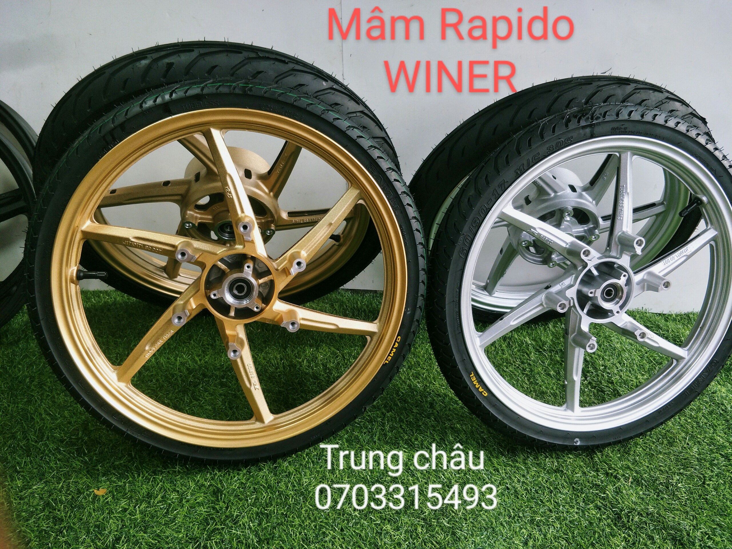 [HCM]CẶP BÁNH MÂM WINNER RAPIDO 1.6 1.85 FULL VỎ CAMEL KO RUỘT 60.70 TÙY CHỌN 70.80 GẮN NHƯ ZIN
