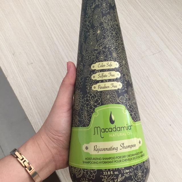 CẶP DẦU GỘI XẢ TRẺ HÓA TÓC MACADAMIA 1000ML X 2