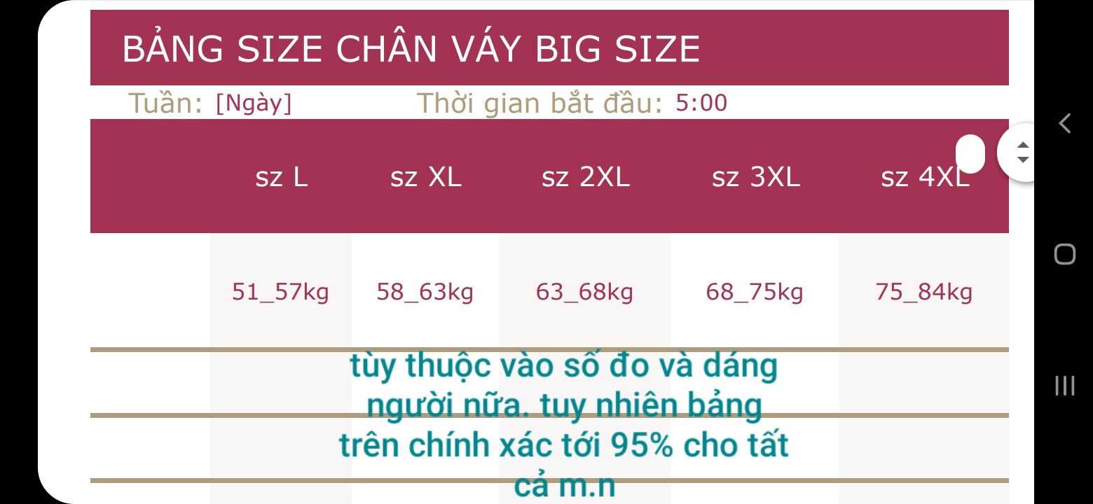 (BIG SIZE) Chân váy dạ chữ A trong có quần C016