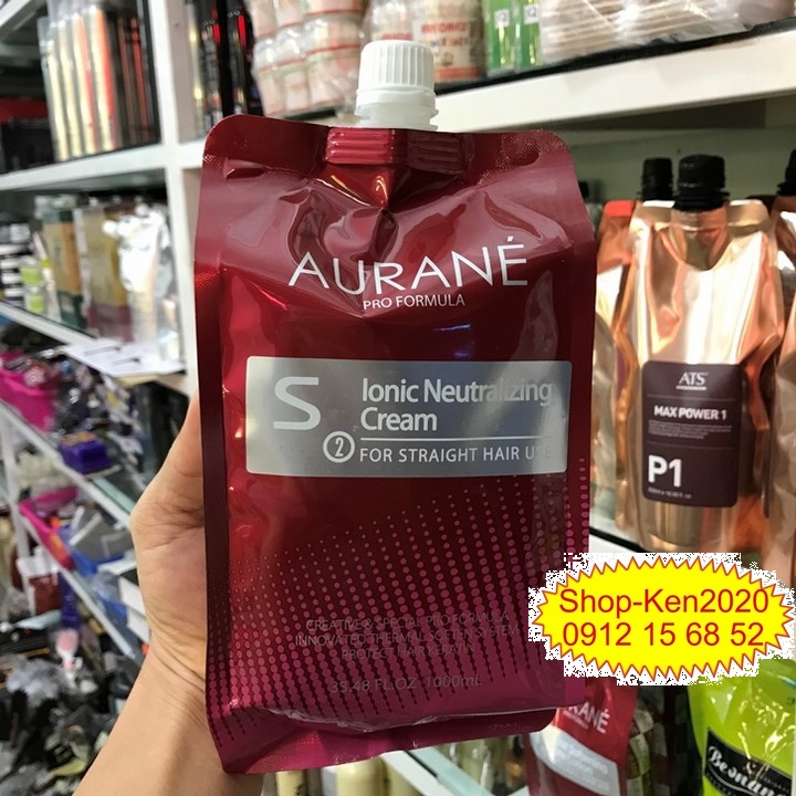 Thuốc uốn duỗi ép tóc Aurane Pháp 1000ml x2 (N+C & N+S) Aurané