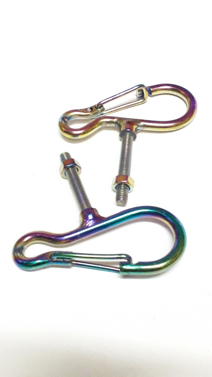 [HCM]Móc inox tròn bấm màu 2cái