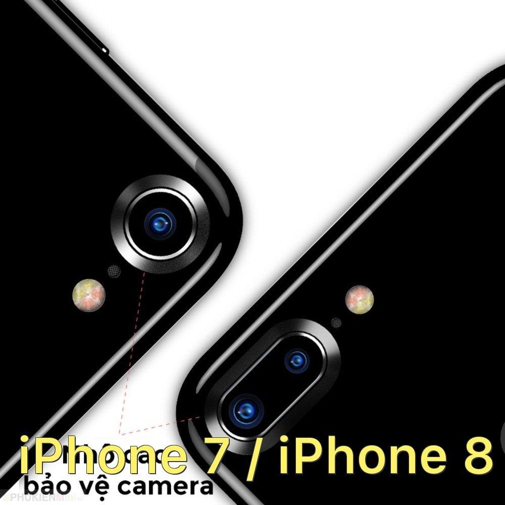 Viền hợp kim bảo vệ camera lồi cho iPhone 7 / iPhone 8