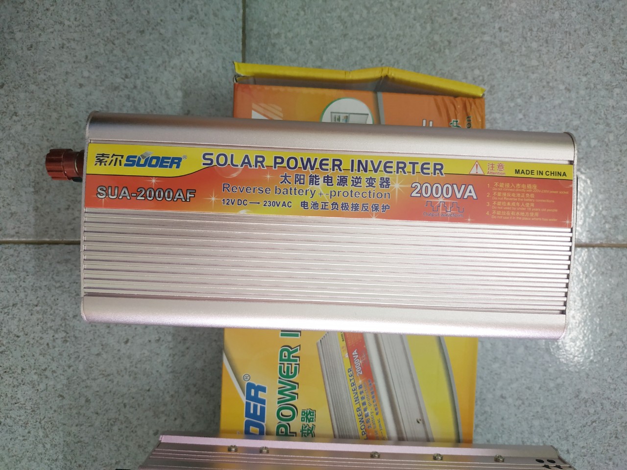 KÍCH INVERTER SUOER SUA - 2000w / 12v - 220v