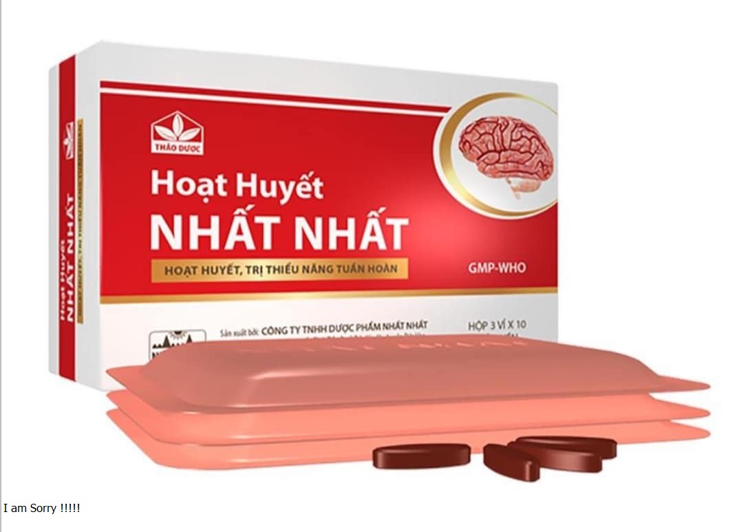 Hộp Hoạt Huyết Dưỡng Não Nhất Nhất
