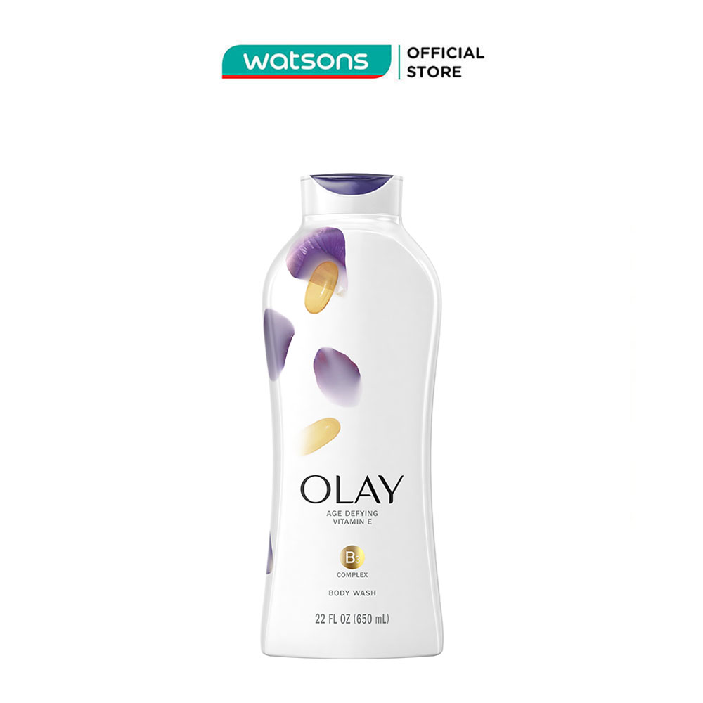 Sữa tắm olay age defying with vitamin e chống lão hóa 650ml