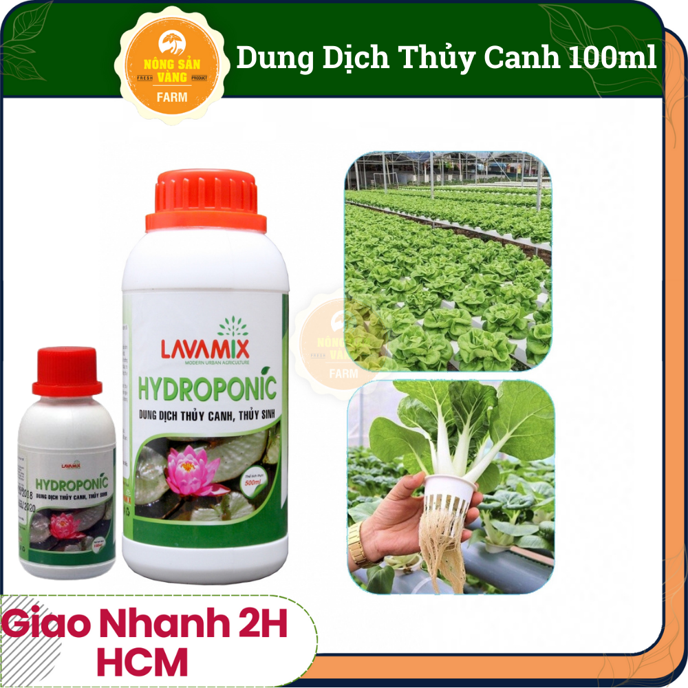 Dung Dịch Thủy Canh Hydroponic Lavamix 100ml -Nông Sản Vàng