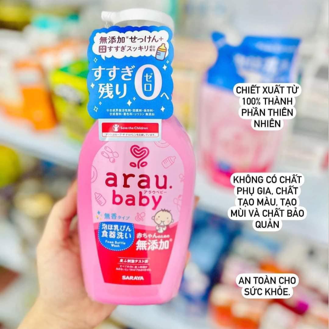 Nước rửa bình Arau Baby