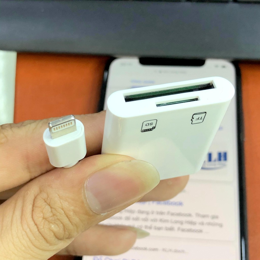 Đầu Đọc Thẻ Nhớ Otg Cho Iphone, Ipad Earldom Ot47