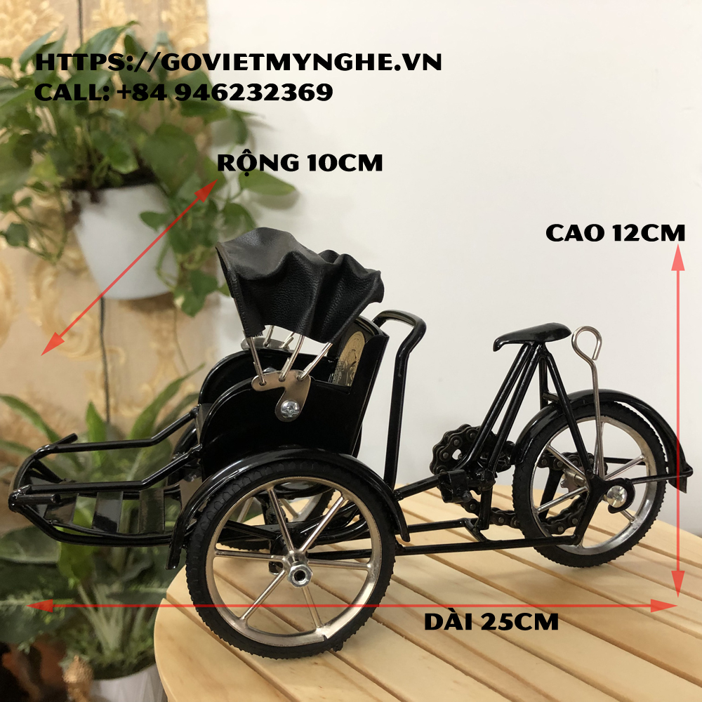 Wrought iron car chain model decoration Vietnamese partner gift-25cm long-black