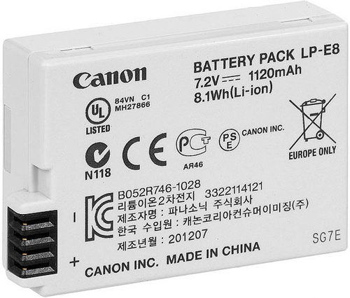 Pin máy ảnh LP-E8 - Hàng nhập khẩu