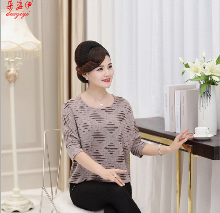 Áo trung niên nữ tay lỡ