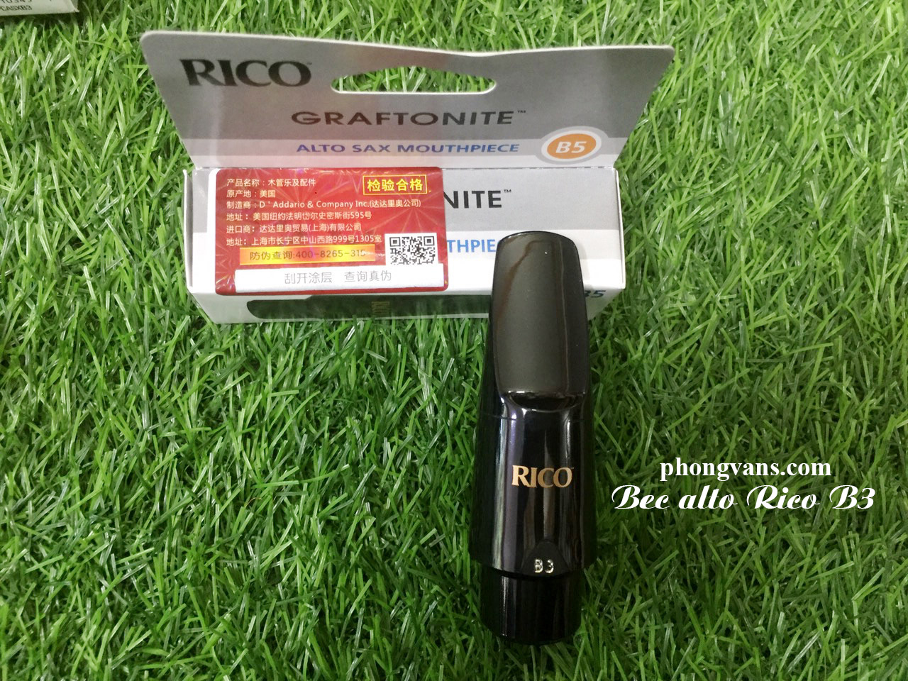 Bec Kèn Saxophone Alto Rico B3