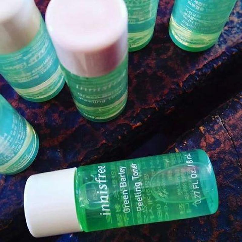 Sample 8ml - Nước Hoa Hồng Tẩy Tế Bào Chết Innisfree Green Barley Peeling Toner