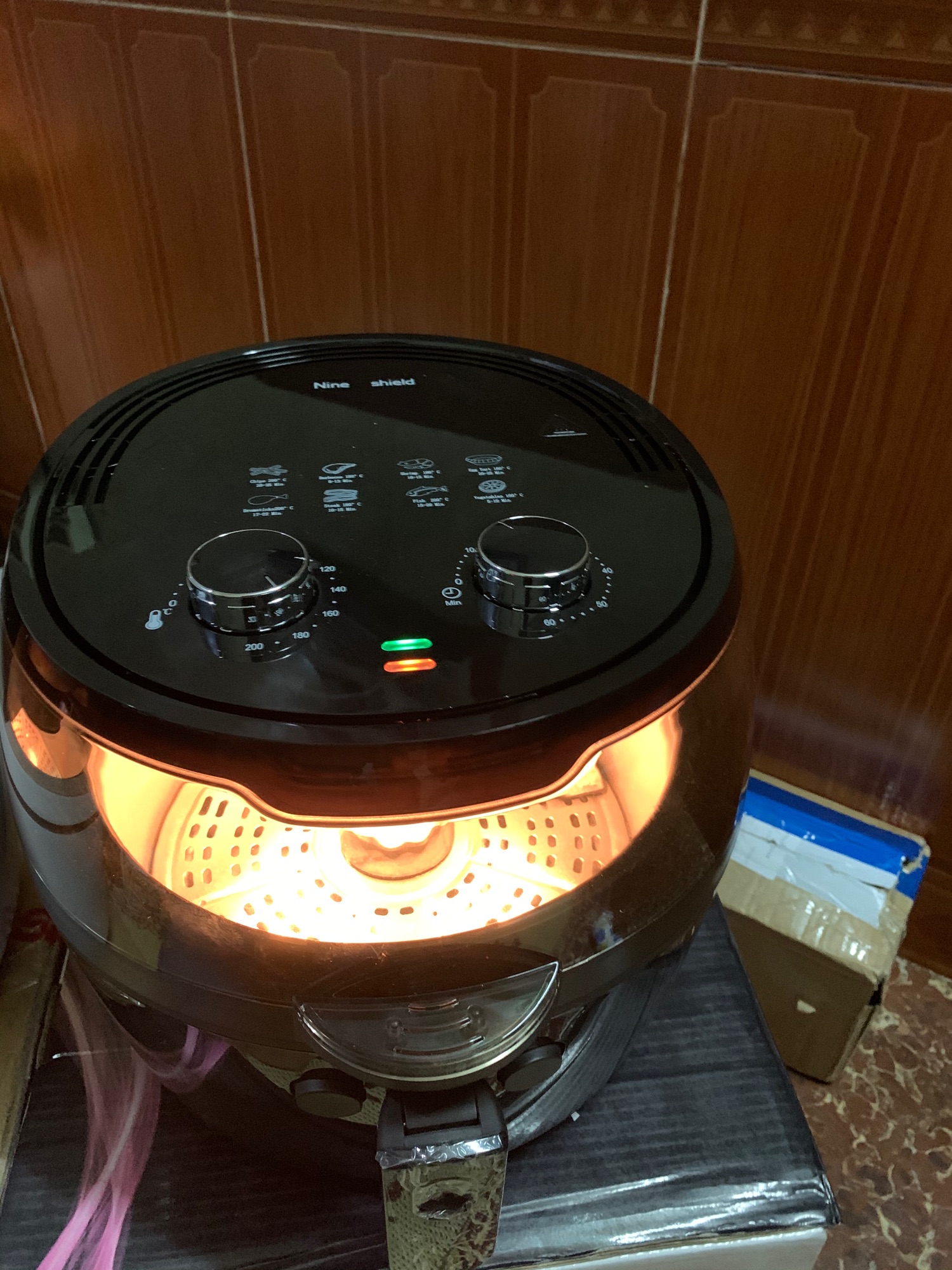 [Giá Hủy Diệt] Nồi Chiên Không Dầu NINE SHIELD 8L - Nồi cơ