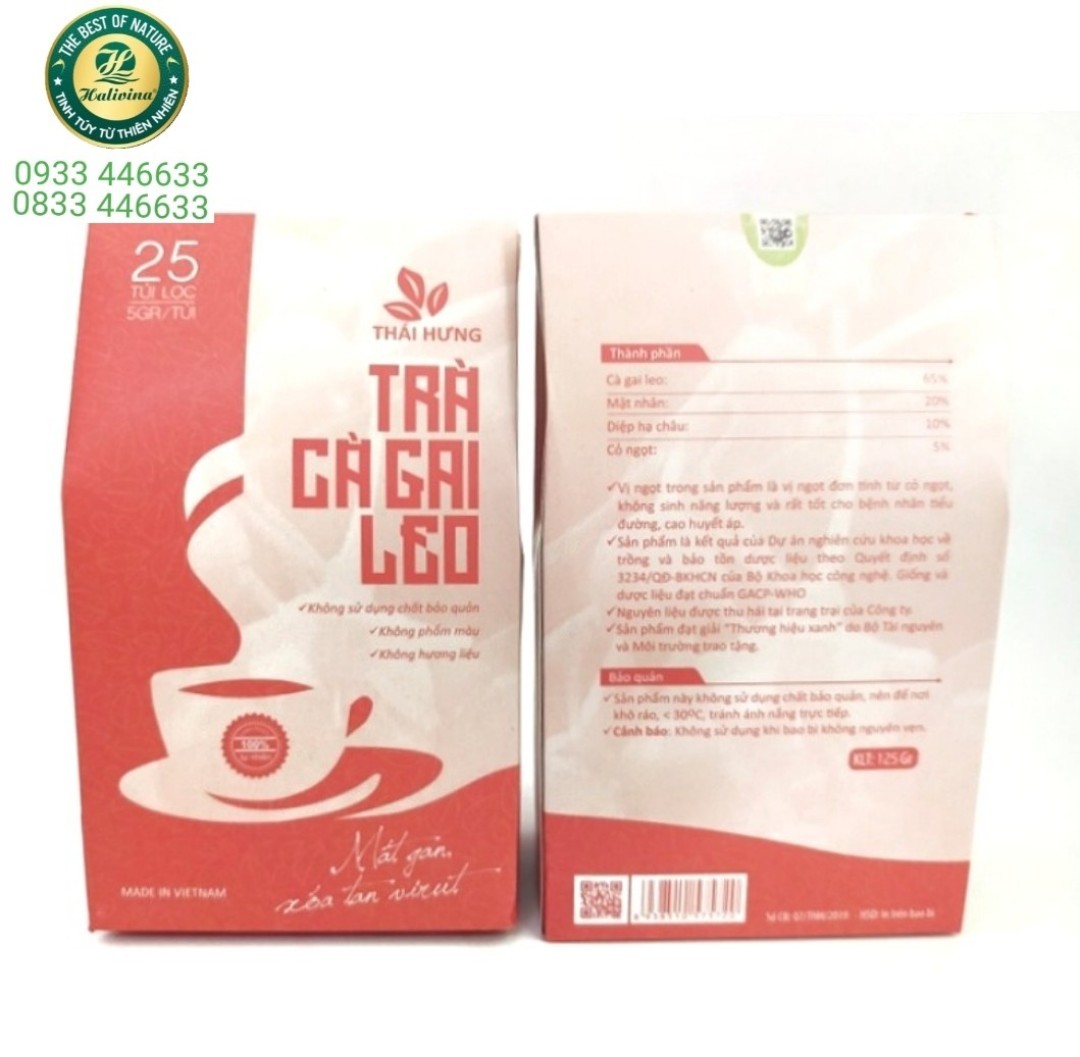 Trà Cà Gai Leo Túi Lọc 25 Túi X 5gr