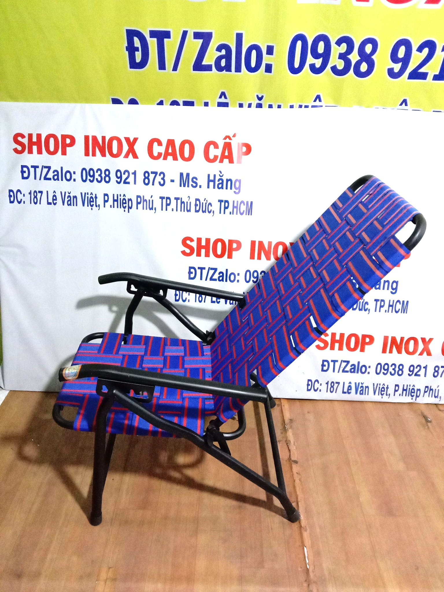 - ghế bố - ghế cafe sắt sơn tĩnh điện cao cấp - mã: mq44 -