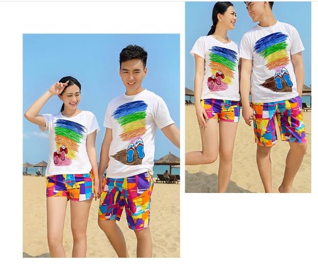 Set 4 Bộ Đồ Đi Biển Gia Đình 4 người