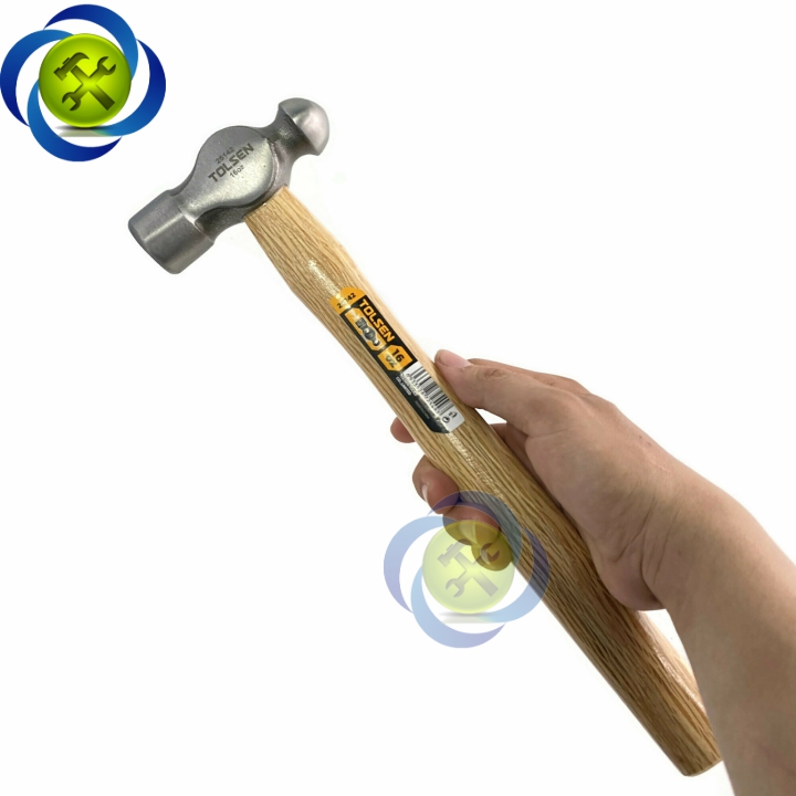 [HCM]Búa đầu bi cán gỗ Tolsen 25142 (đầu búa 16oz nặng 448gram)