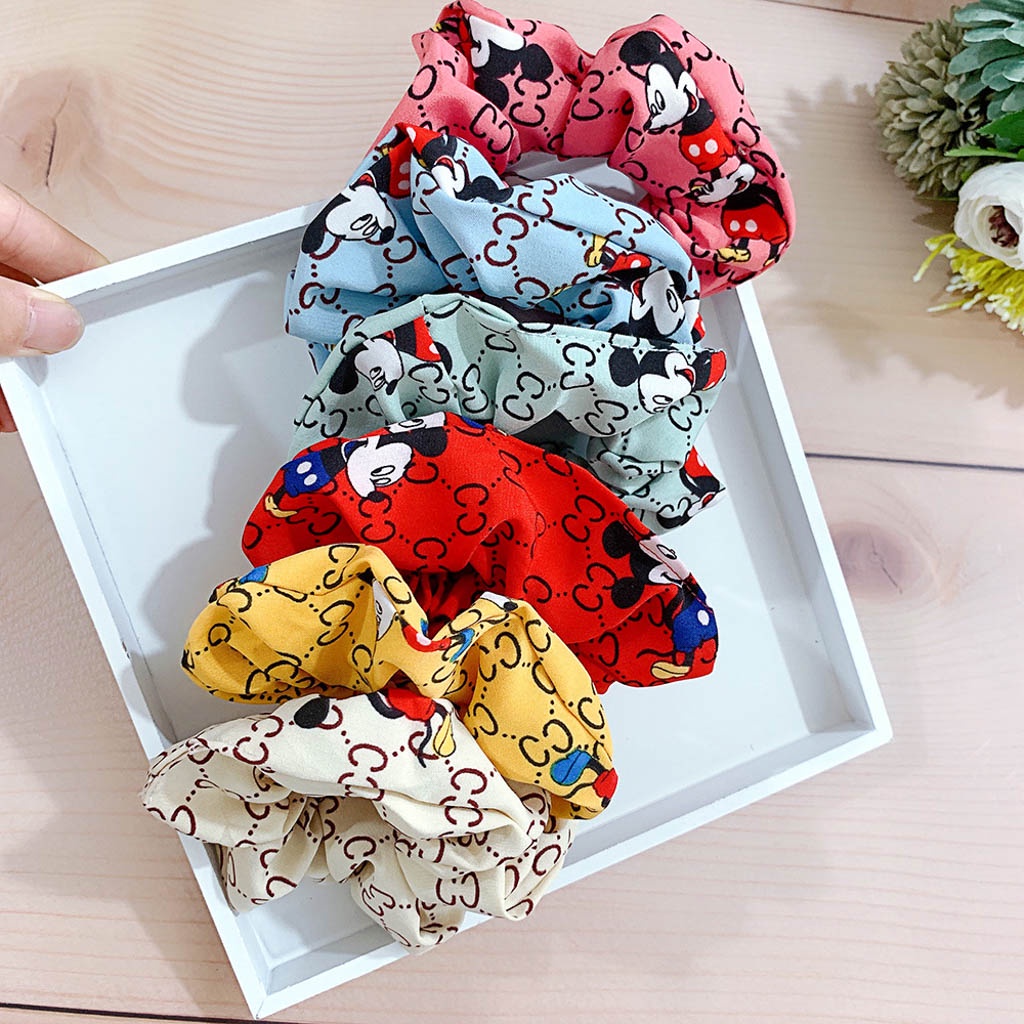 Dây Buộc Tóc Scrunchies Mickey Disney Buta Sc18