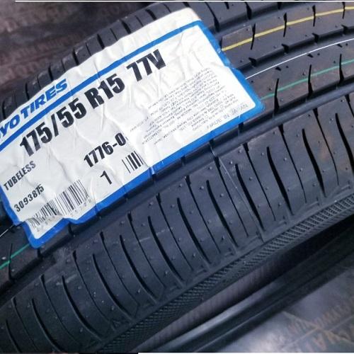 Vỏ lốp 175/55r15 toyo nhật, vỏ lốp ô tô mitsubishi mirage