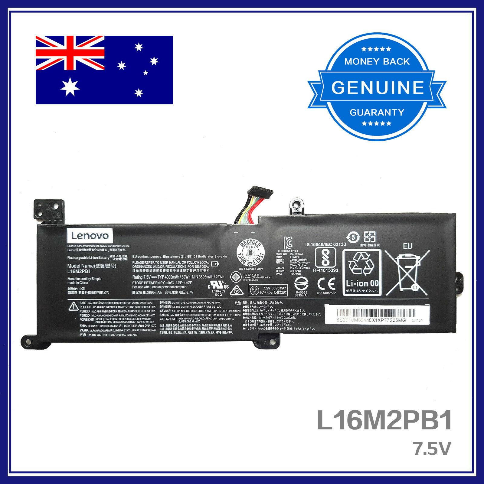 Pin laptop lenovo l16m2pb1 l16c2pb1 l16l2pb1 l16s2pb1 l16c2pb2 cho lenovo 320 330 520 v320 b320