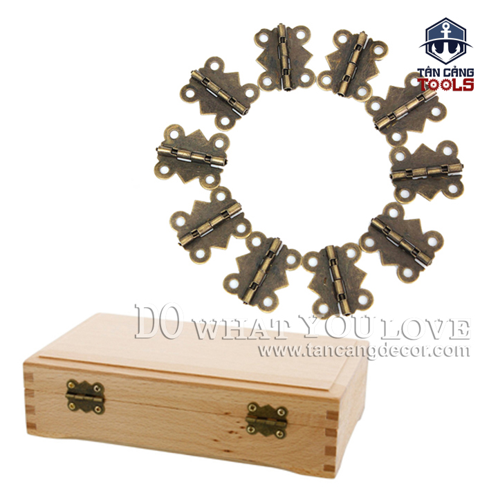 2 Bản Lề Gập Size S 01 Cổ Điển - KT:2.5cm