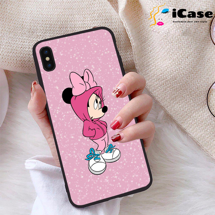 Ốp lưng iPhone Xs Max viền dẻo TPU BST Pinky