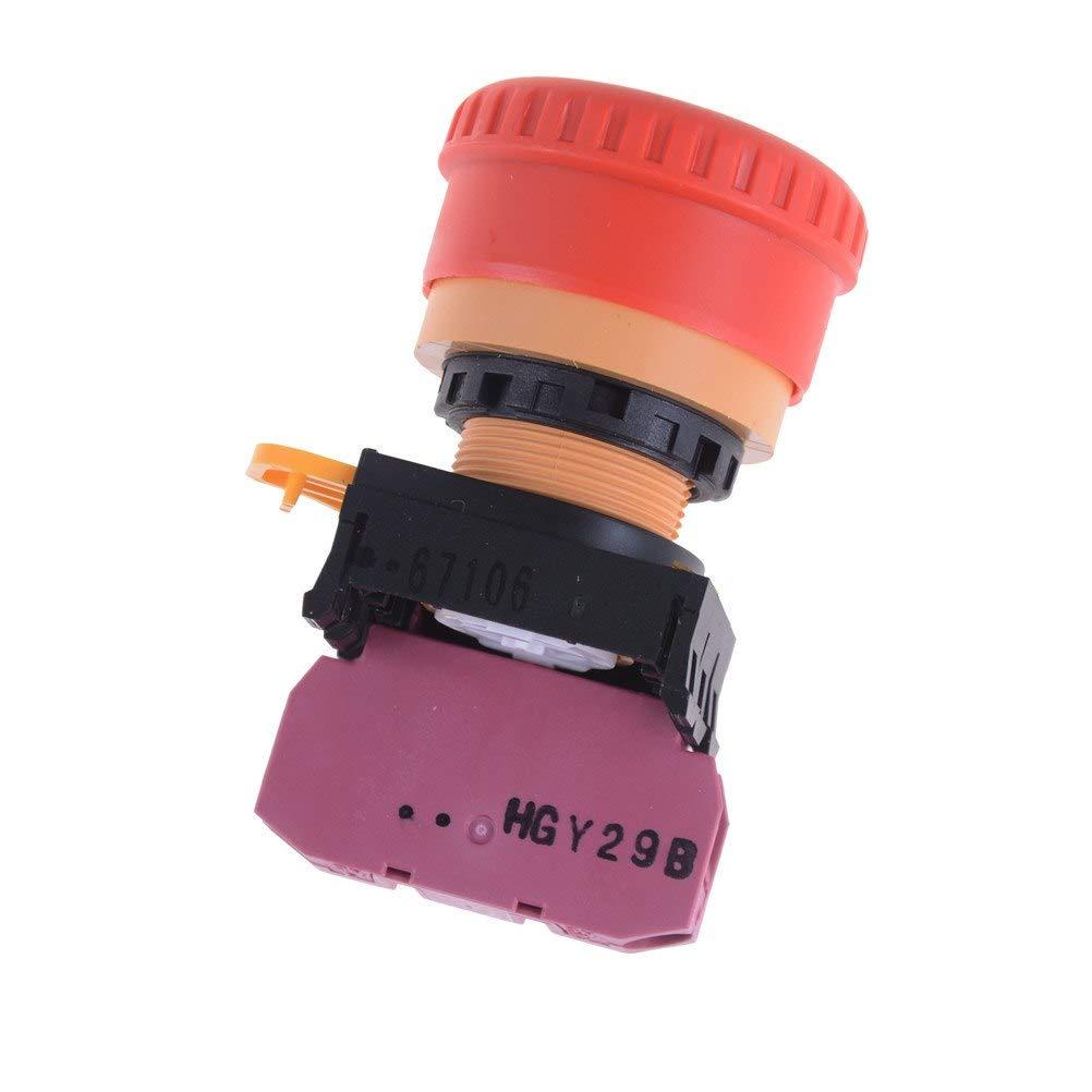 Nút Dừng Khẩn IDEC - YW1B-V4E01R - 1NO/NC_22mm - Dừng Khẩn Phi 22 Idec - Nút Stop IDEC