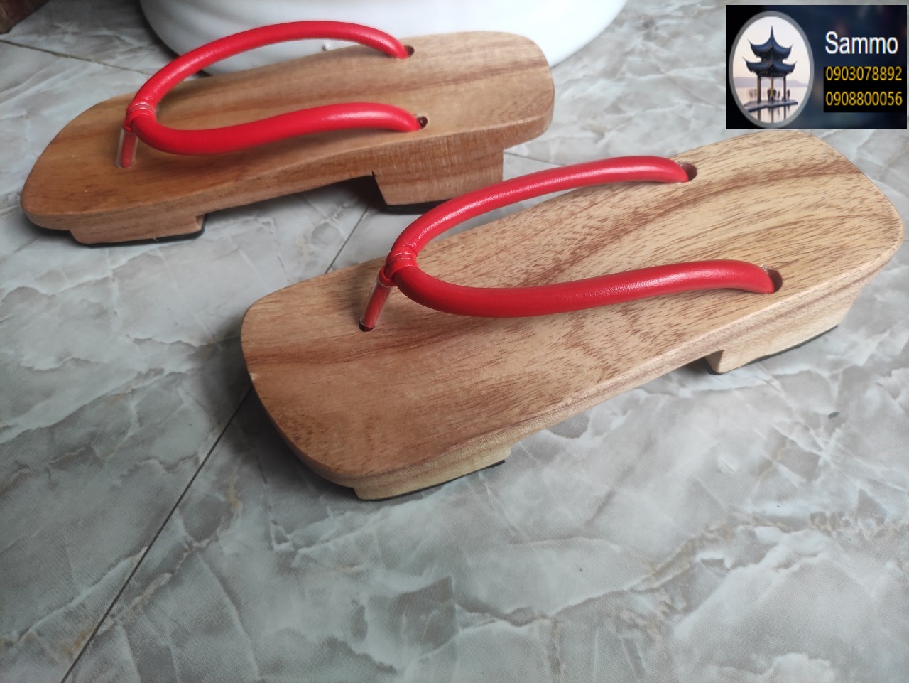 Guốc Gỗ Nhật Nam Nữ 4 Phân
