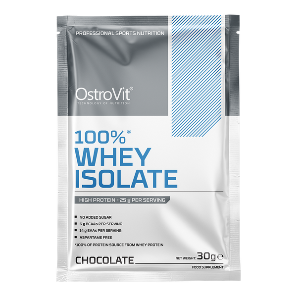 Sữa Bột Whey Protein Isolate OstroVit 30g/Gói, Set 5 Gói  Nhập khẩu Ba Lan