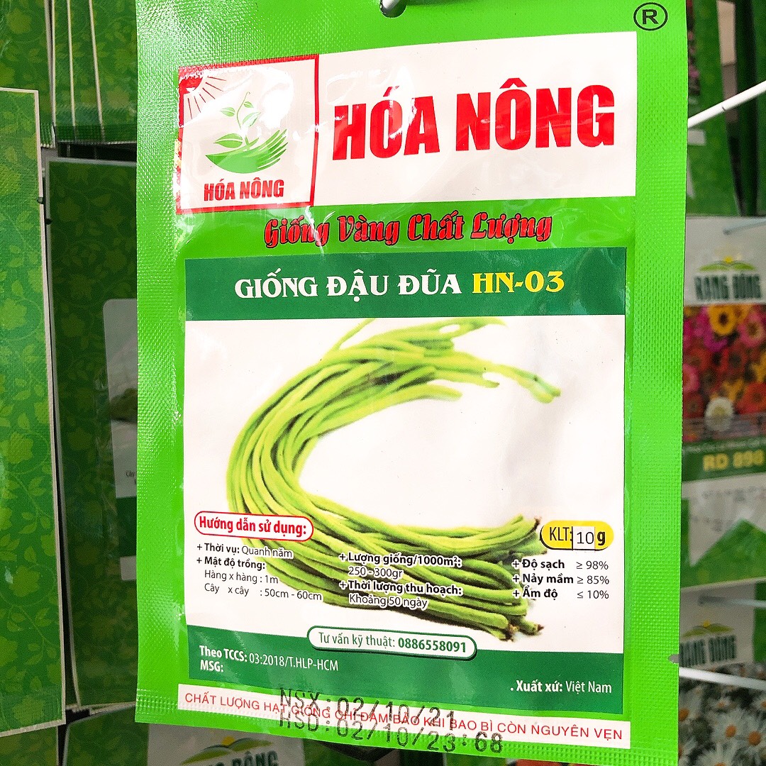 Hạt Giống Cây Đậu Đũa 10g