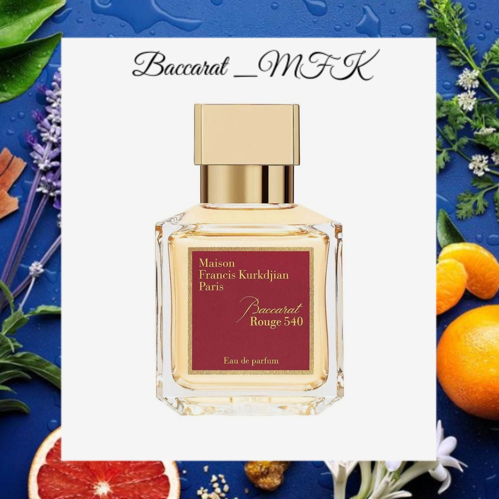Jelly.store - nước hoa unisex 𝗠𝗙𝗞 𝗕𝗮𝗰𝗰𝗮𝗿𝗮𝘁 𝗥𝗼𝘂𝗴𝗲 𝟱𝟰𝟬 edp mẫu dùng thử 5ml/10ml
