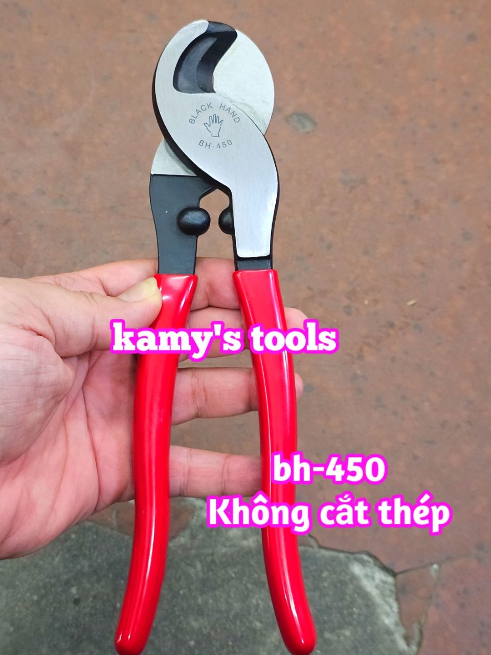 Kìm Cắt Cáp Black Hand 10 inch Bh-450 60mm2 (Kéo Cắt Cáp Kiềm Cắt Cáp Kềm Cắt Cáp)