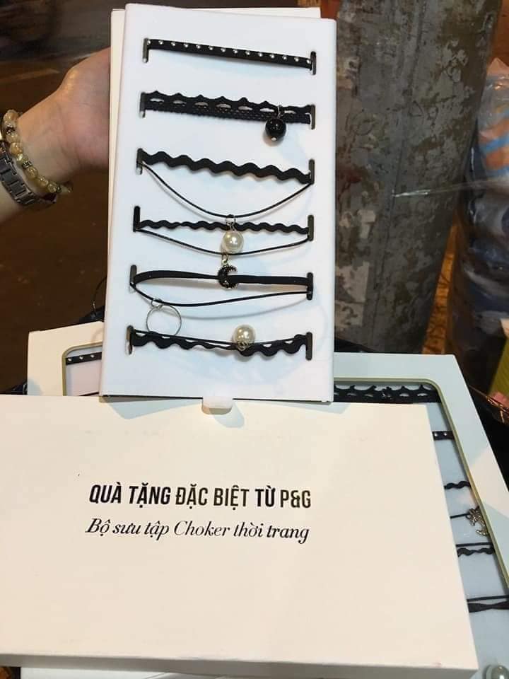[HCM]Bộ vòng cổ Choker 6 cái