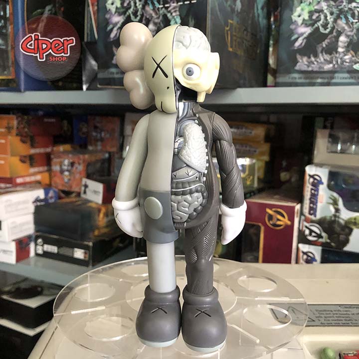 Mô hình Kaws Giải Phẫu Đứng - Xám 8in - 20cm